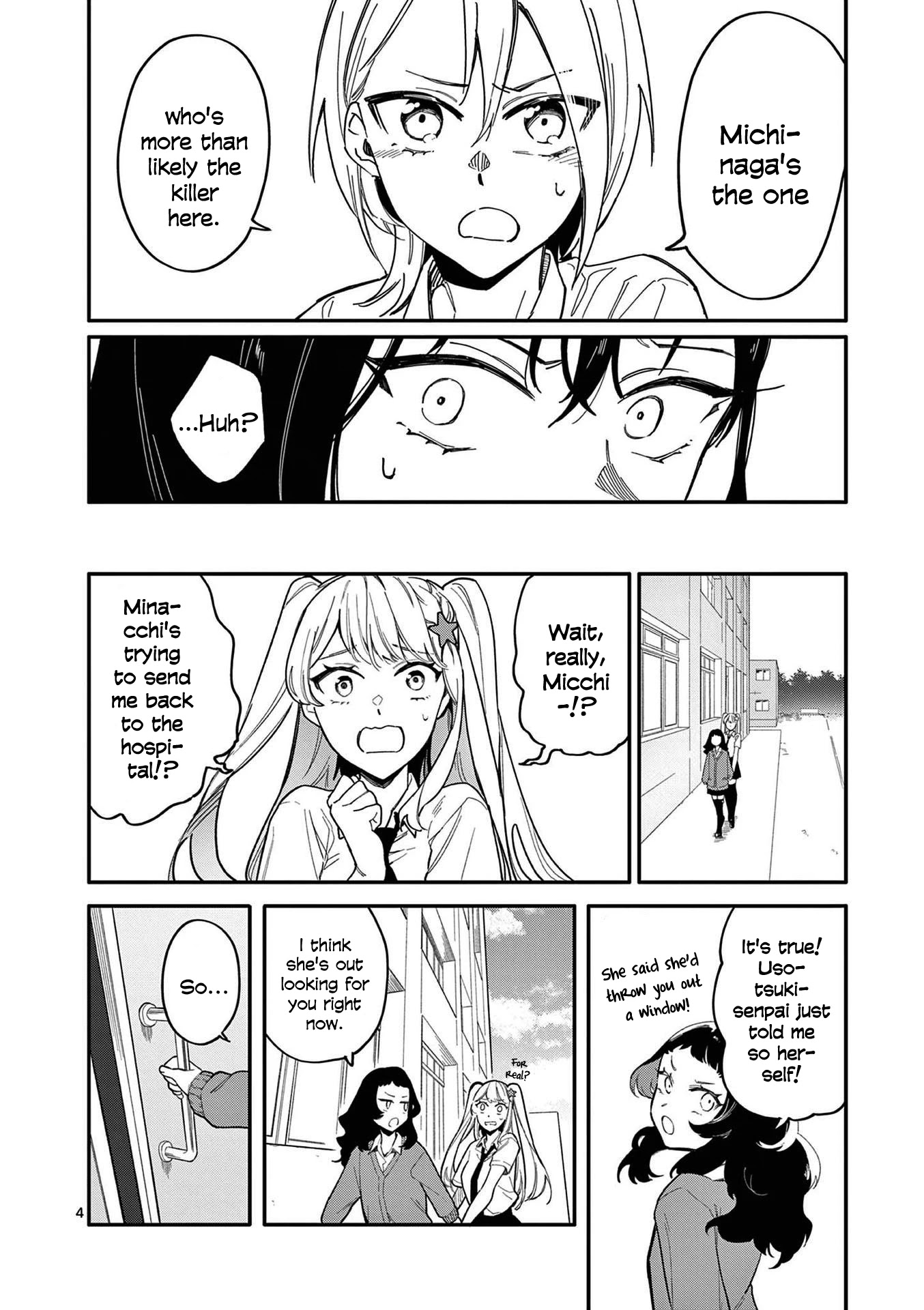 Liar Satsuki Can See Death Chapter 20 page 4 - Chapter 20: Rift (4)