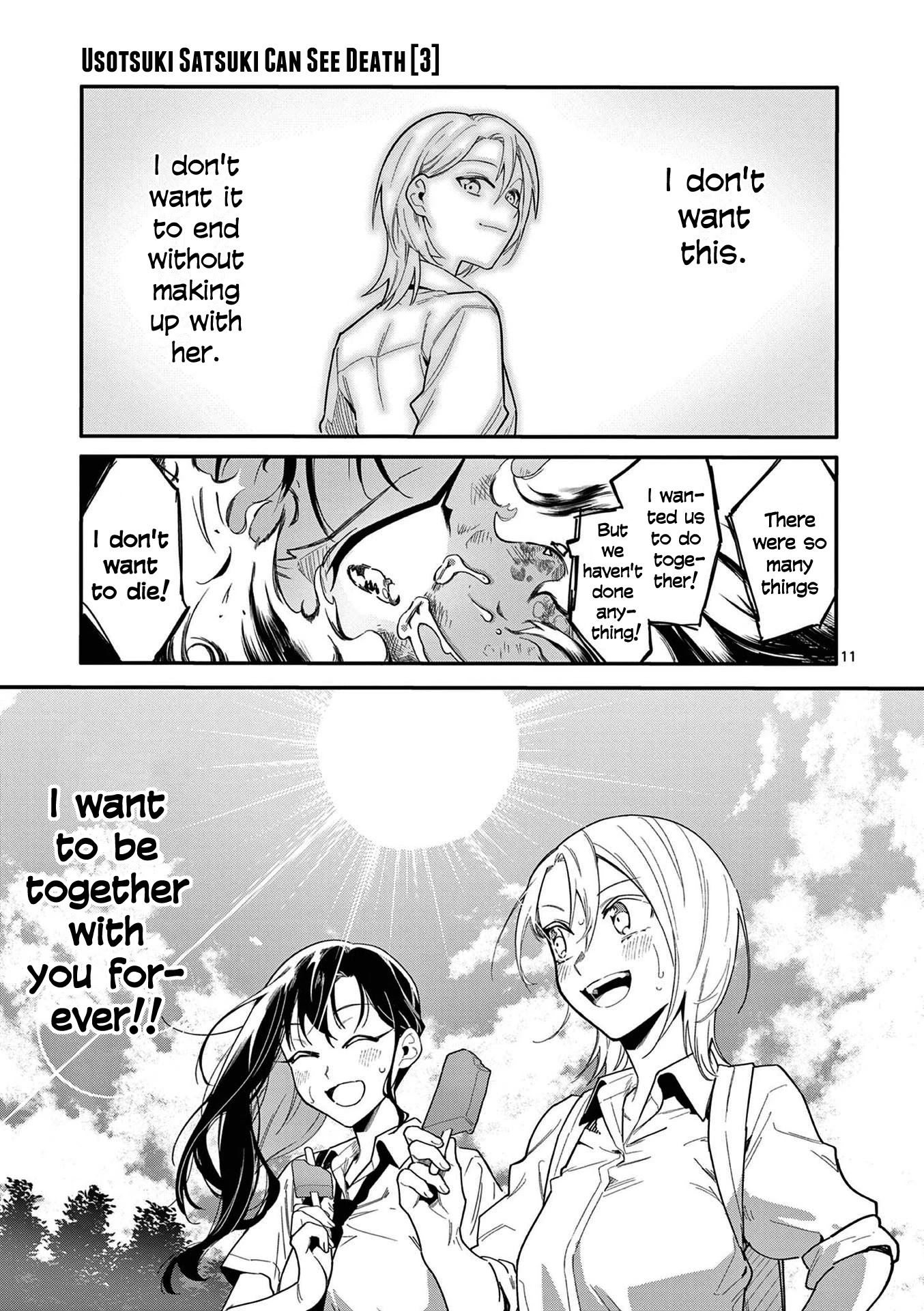 Liar Satsuki Can See Death Chapter 21 page 11 - Chapter 21: Rift (5)