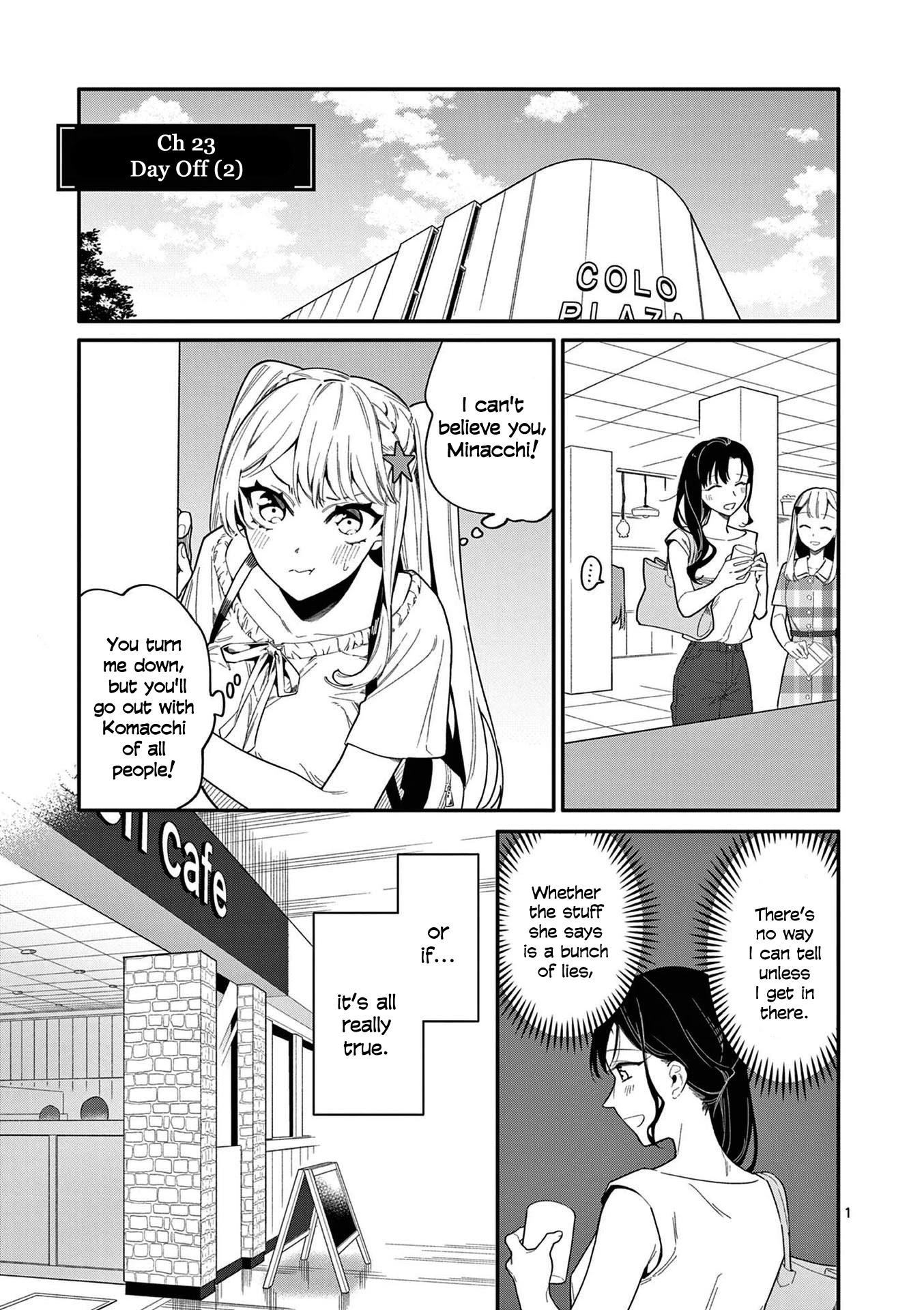 Liar Satsuki Can See Death Chapter 23 page 1 - Chapter 23: Day Off (2)