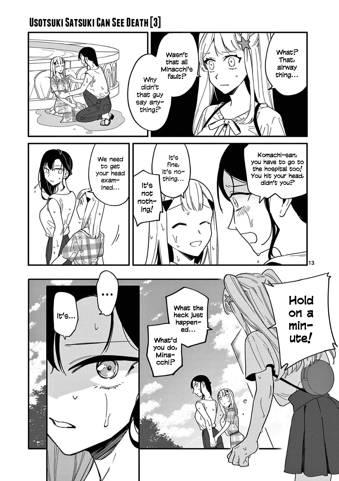 Liar Satsuki Can See Death Chapter 23 page 13 - Chapter 23: Day Off (2)