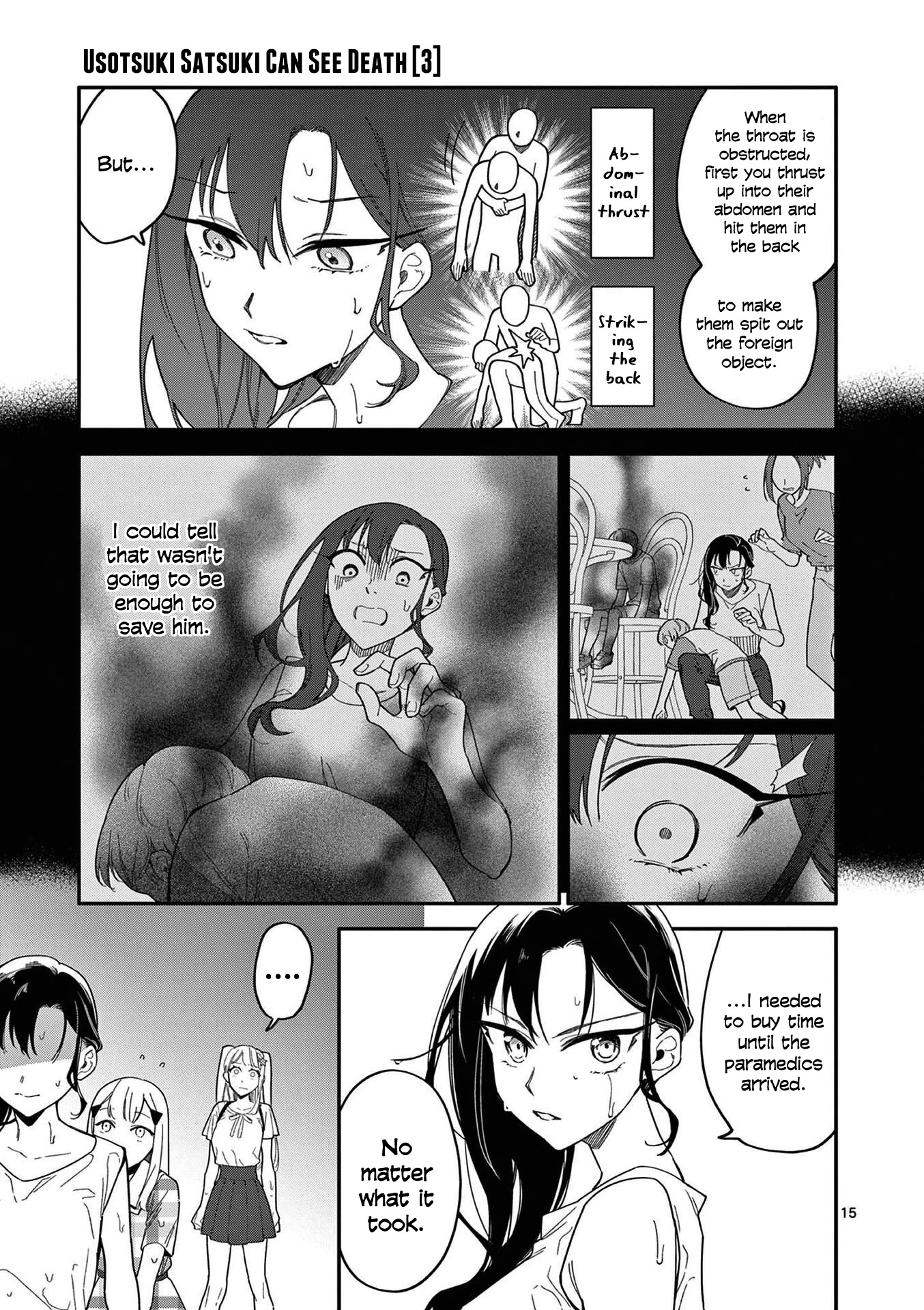 Liar Satsuki Can See Death Chapter 23 page 15 - Chapter 23: Day Off (2)