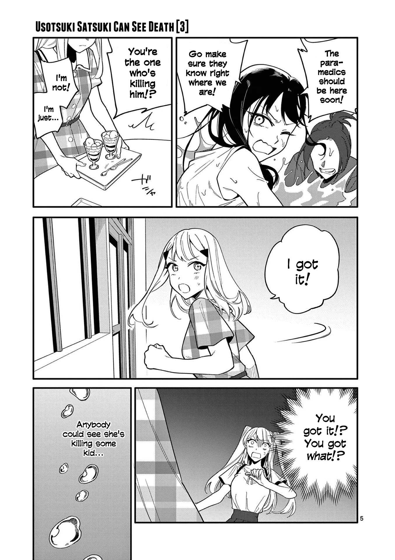 Liar Satsuki Can See Death Chapter 23 page 5 - Chapter 23: Day Off (2)