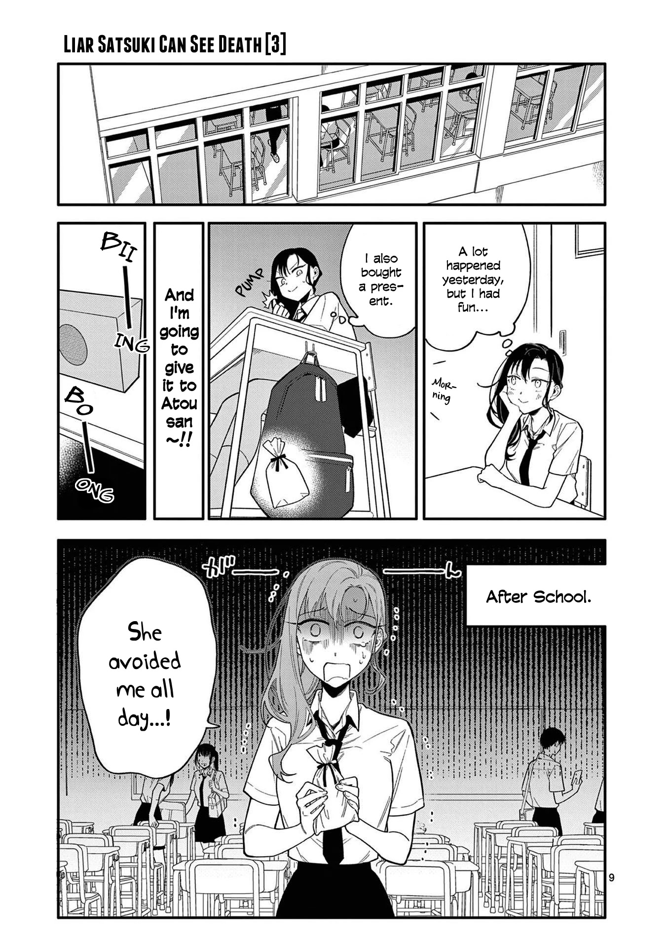 Liar Satsuki Can See Death Chapter 24 page 9 - Chapter 24: Reconciliation