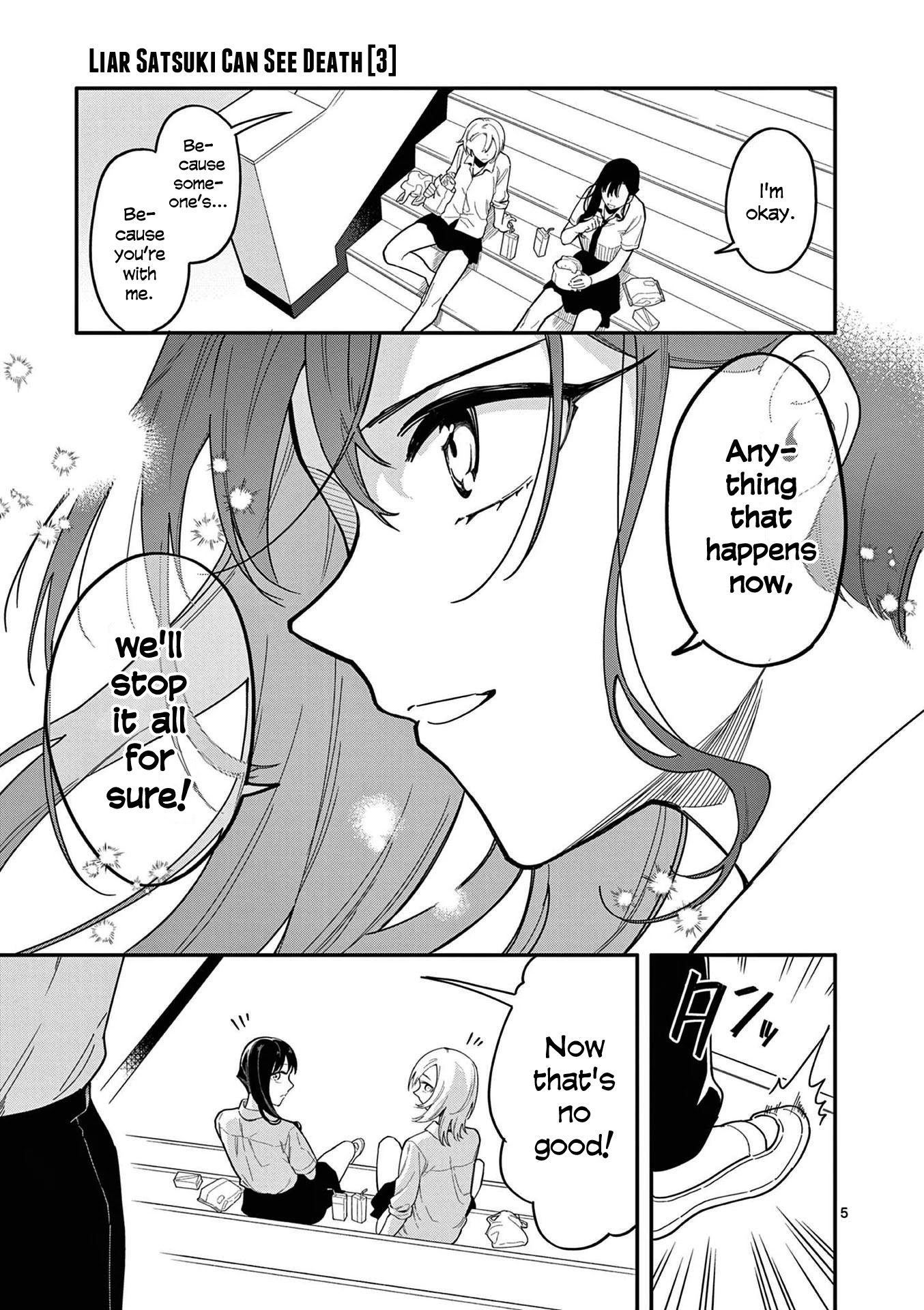 Liar Satsuki Can See Death Chapter 25 page 5 - Chapter 25: Partners