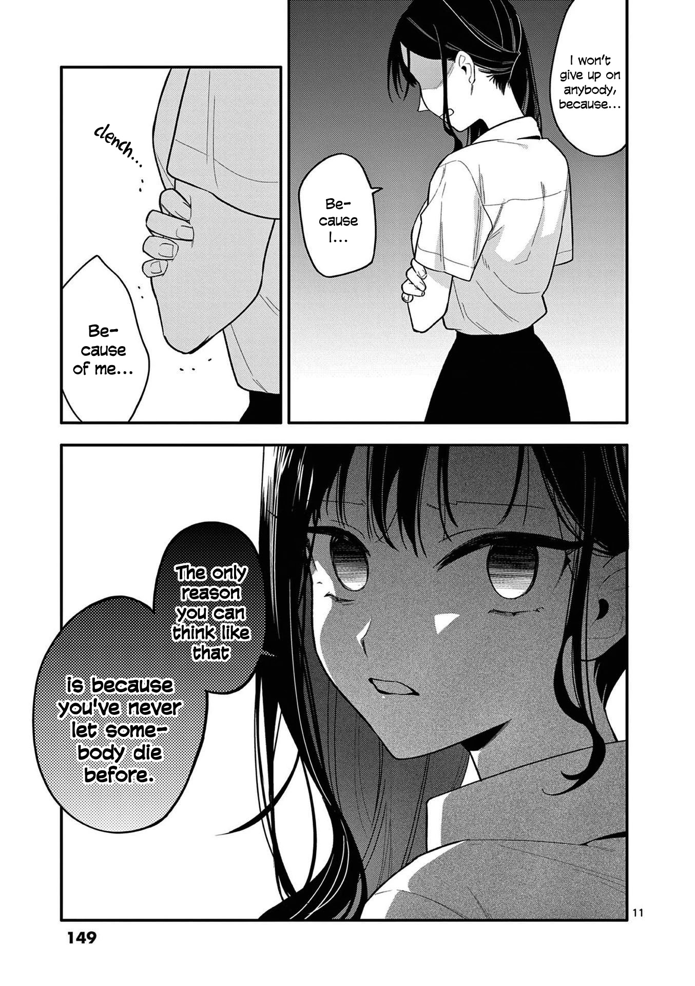 Liar Satsuki Can See Death Chapter 26 page 11 - Chapter 26: Sharp Turn