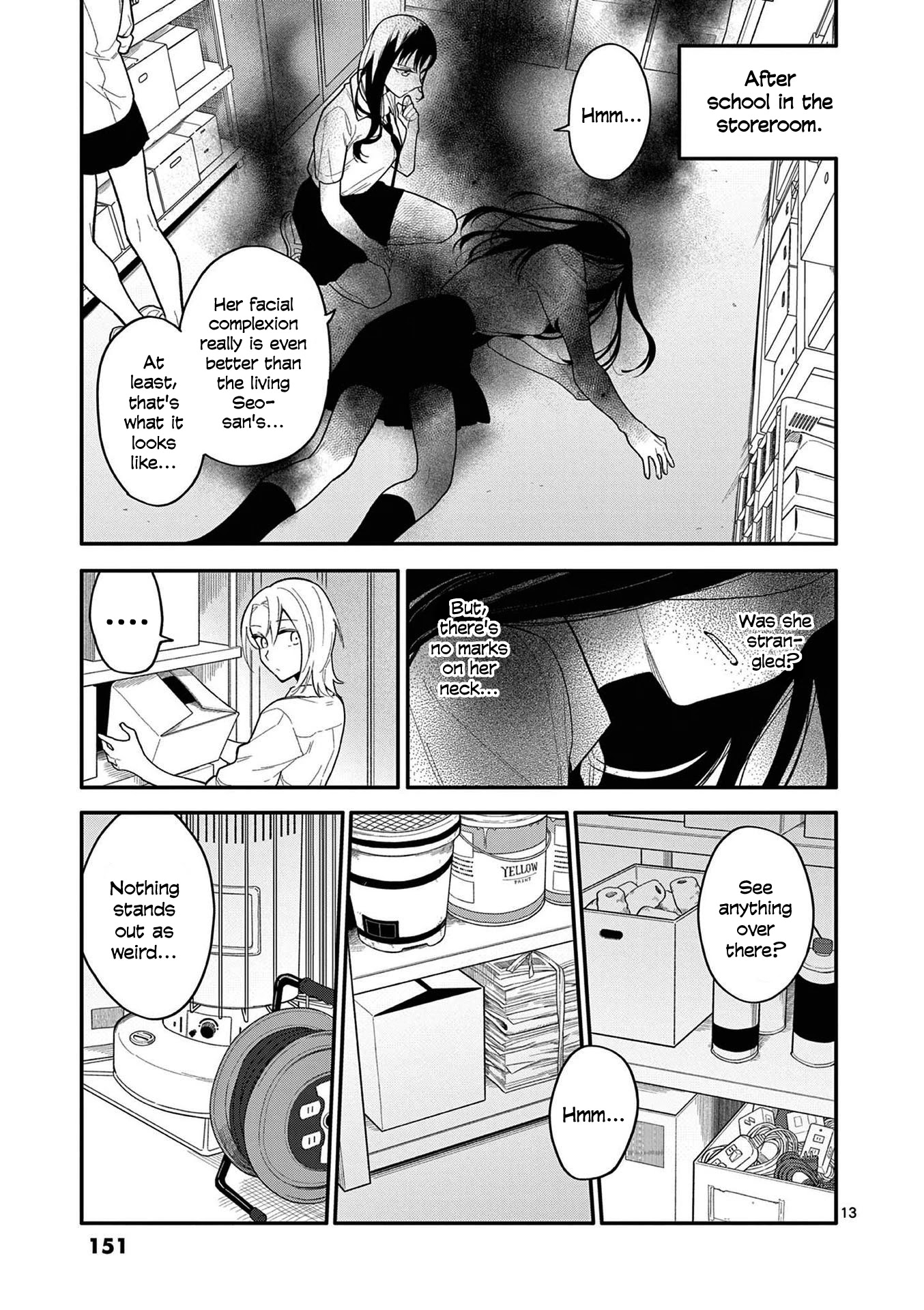 Liar Satsuki Can See Death Chapter 26 page 13 - Chapter 26: Sharp Turn