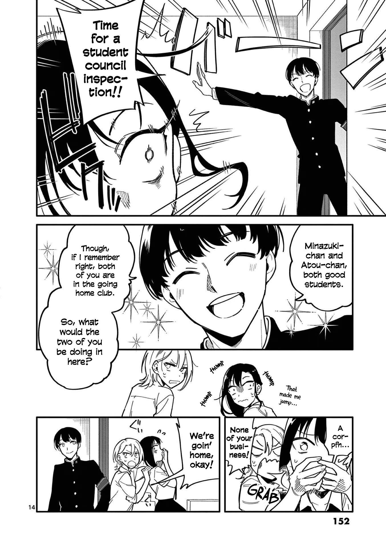Liar Satsuki Can See Death Chapter 26 page 14 - Chapter 26: Sharp Turn