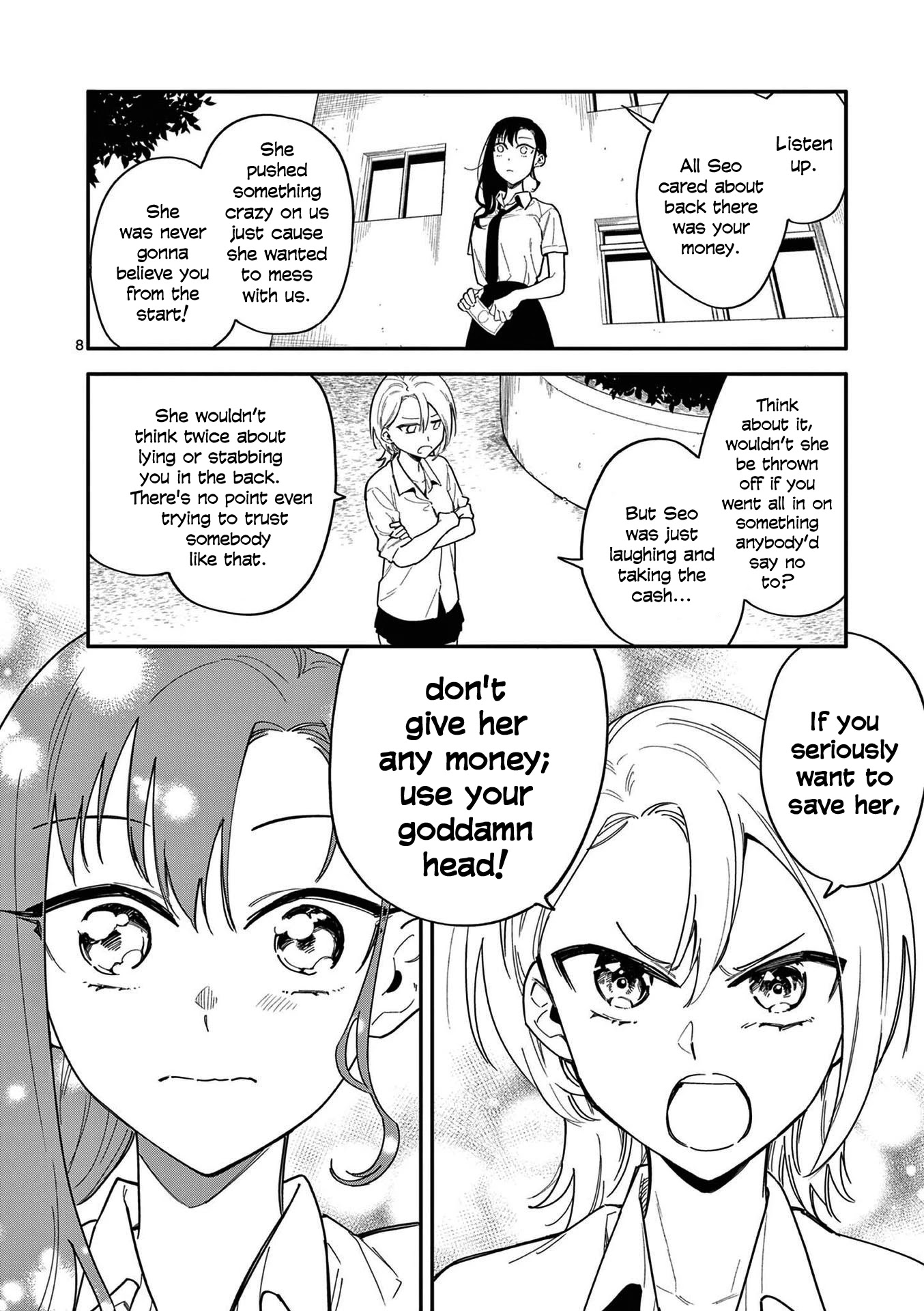 Liar Satsuki Can See Death Chapter 26 page 8 - Chapter 26: Sharp Turn