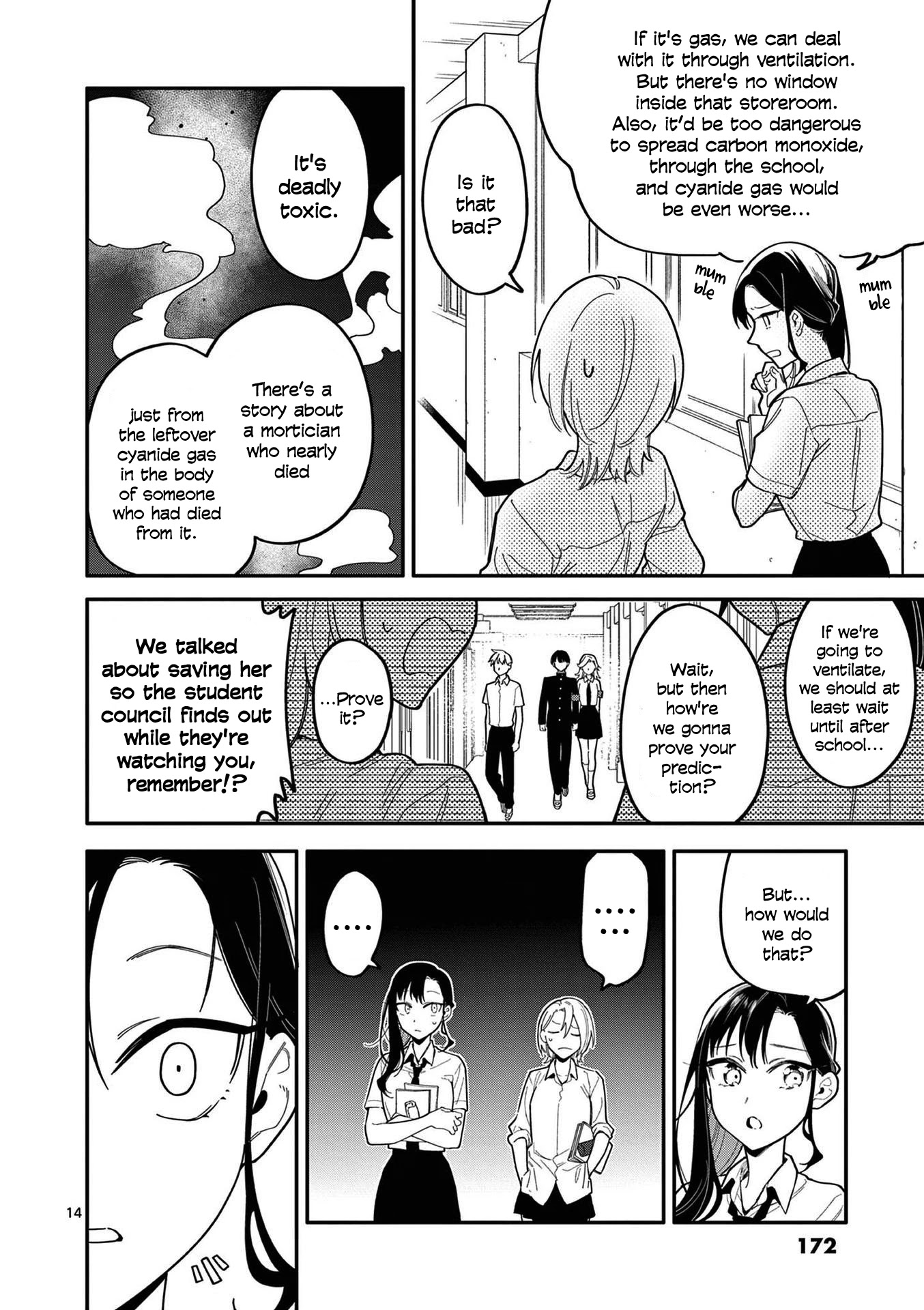 Liar Satsuki Can See Death Chapter 27 page 14 - Chapter 27: Surveillance
