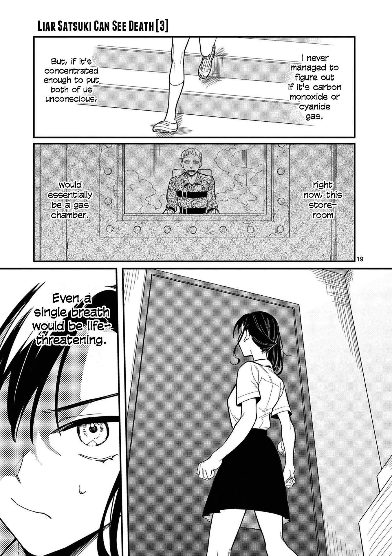 Liar Satsuki Can See Death Chapter 27 page 19 - Chapter 27: Surveillance