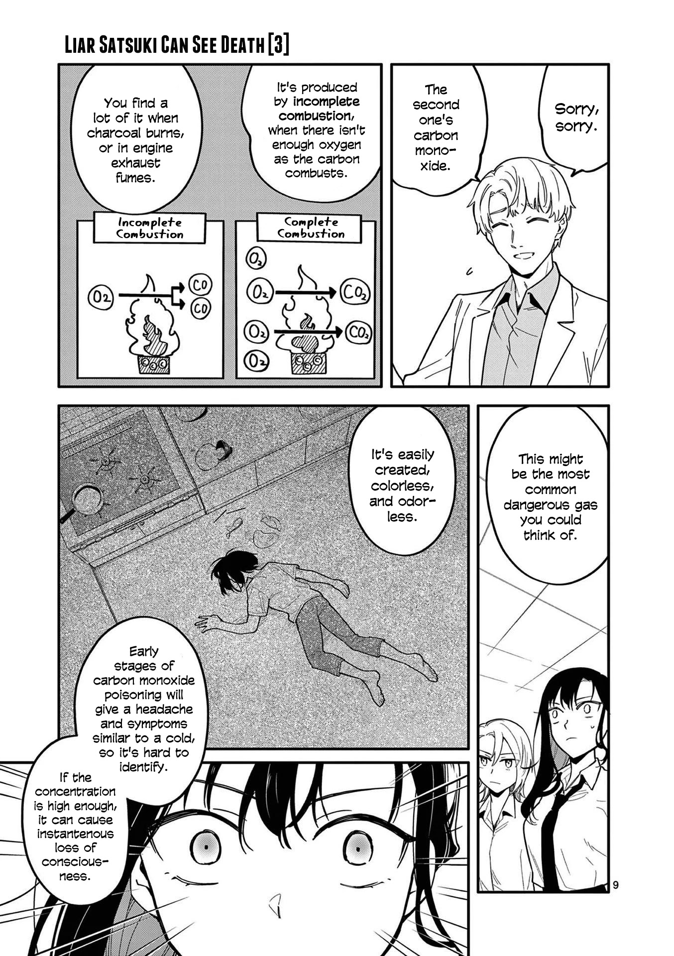 Liar Satsuki Can See Death Chapter 27 page 9 - Chapter 27: Surveillance
