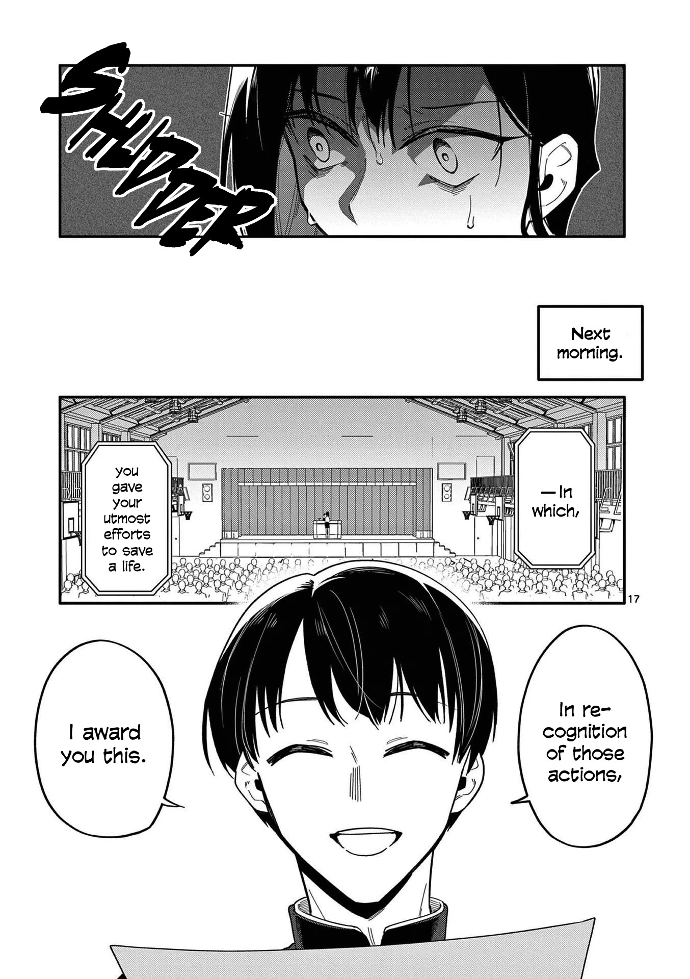 Liar Satsuki Can See Death Chapter 28 page 17 - Chapter 28: Commendation
