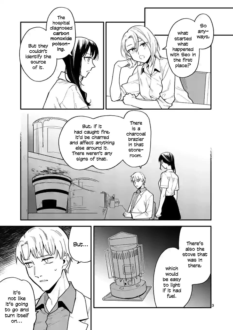 Liar Satsuki Can See Death Chapter 29 page 3 - Chapter 29: Pressure