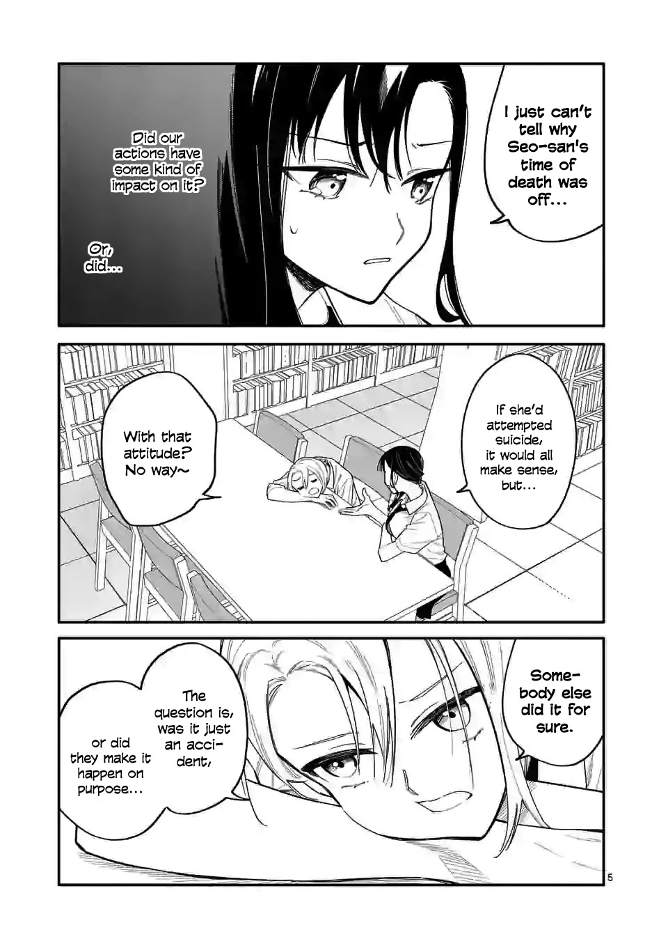 Liar Satsuki Can See Death Chapter 29 page 5 - Chapter 29: Pressure