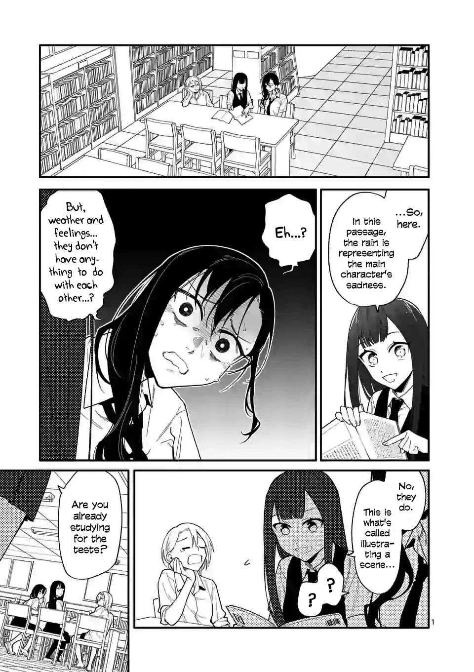 Liar Satsuki Can See Death Chapter 30 page 1 - Chapter 30: Frenemies