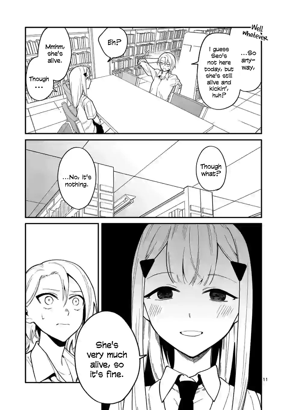 Liar Satsuki Can See Death Chapter 30 page 11 - Chapter 30: Frenemies