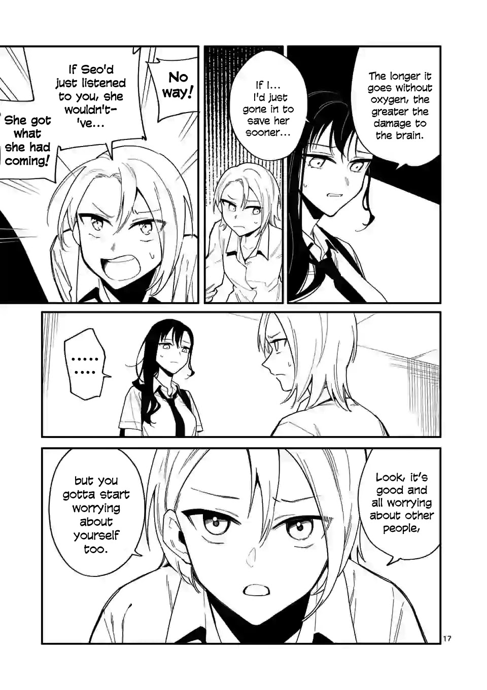 Liar Satsuki Can See Death Chapter 30 page 17 - Chapter 30: Frenemies