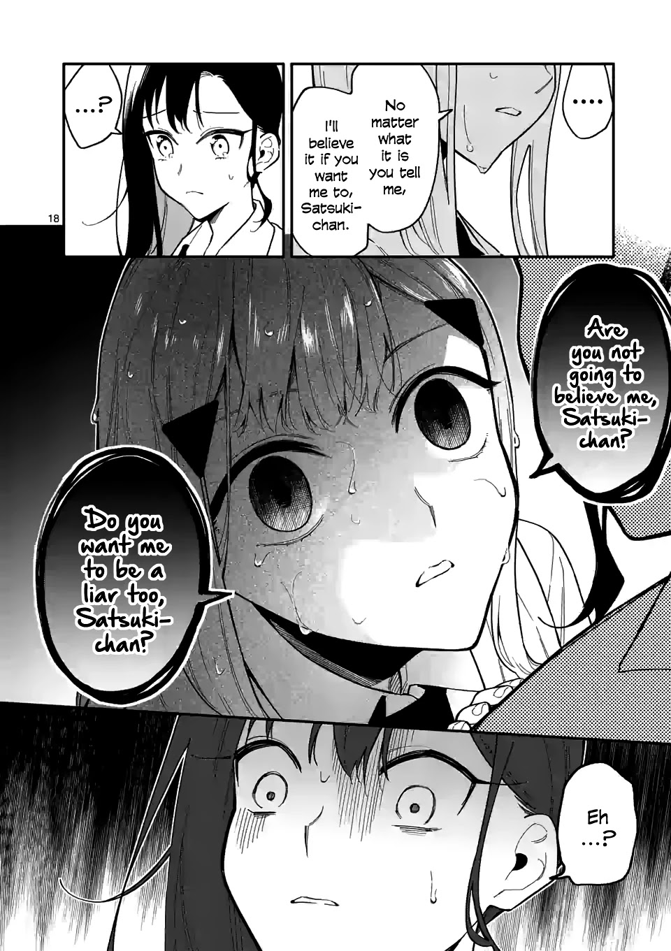 Liar Satsuki Can See Death Chapter 31 page 18 - Chapter 31: Turnaround