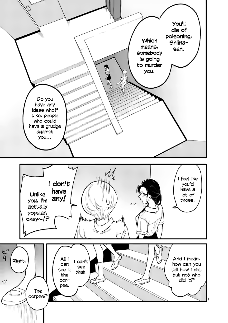 Liar Satsuki Can See Death Chapter 33 page 1 - Chapter 33: Two-Faced