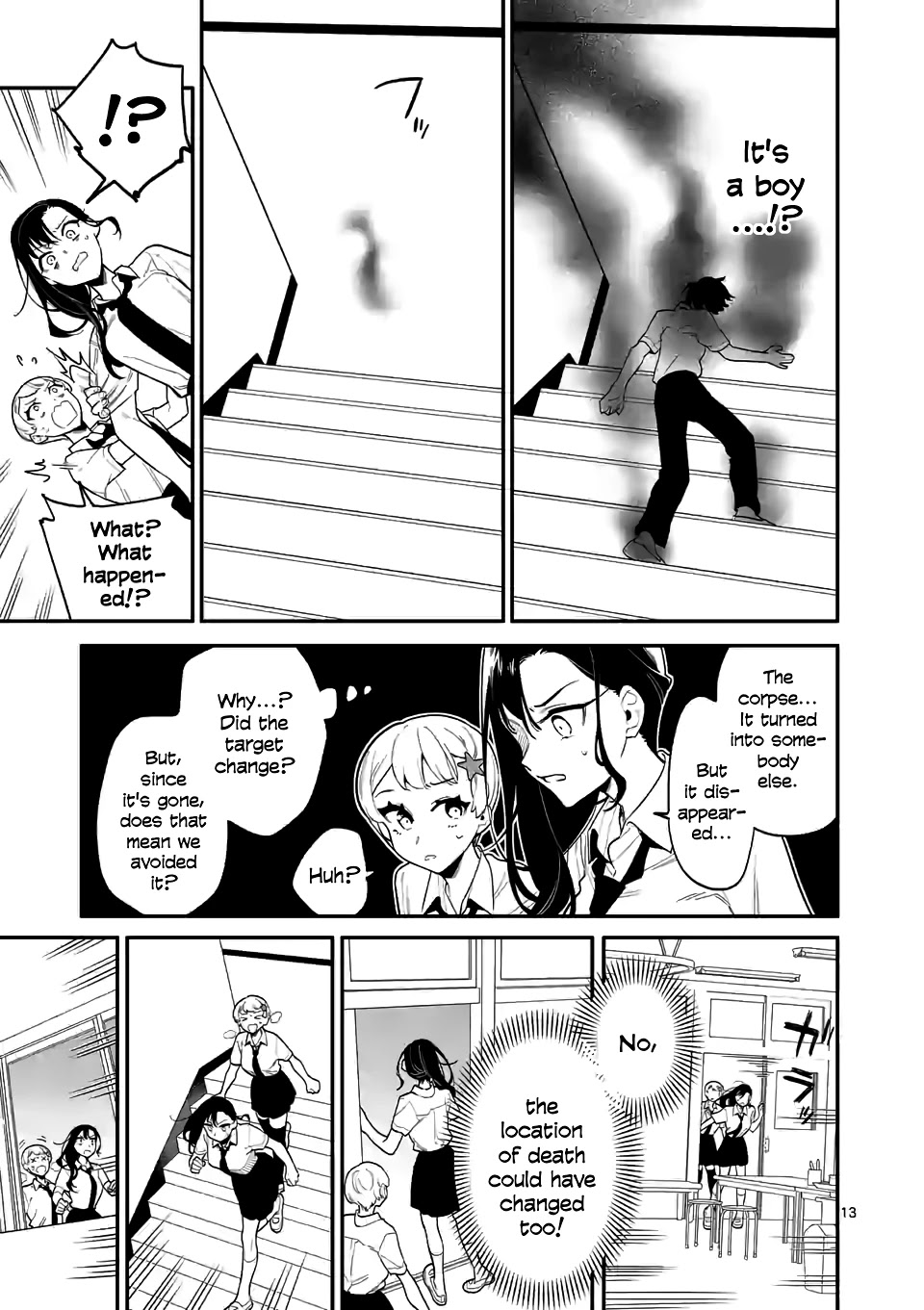 Liar Satsuki Can See Death Chapter 33 page 13 - Chapter 33: Two-Faced