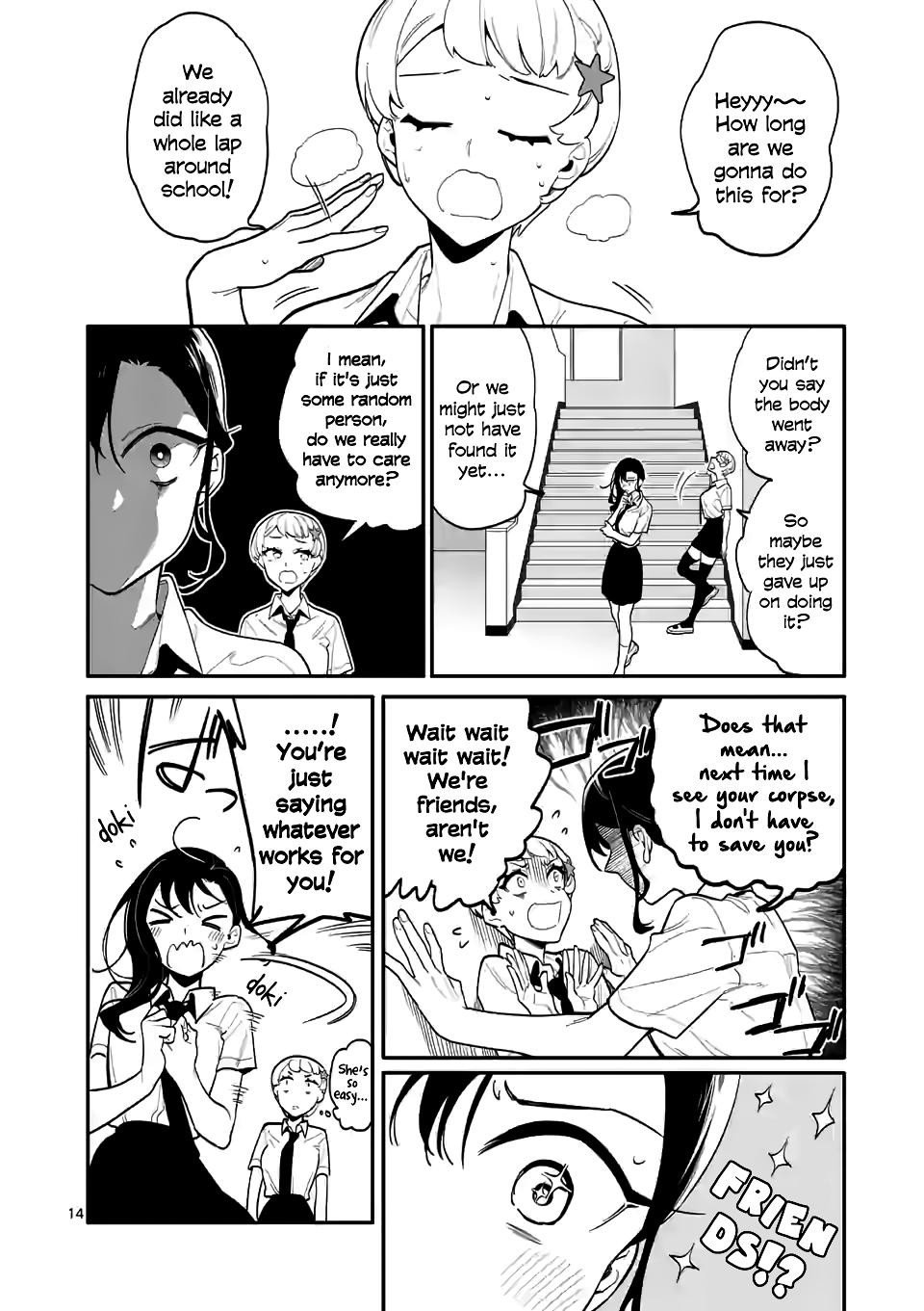 Liar Satsuki Can See Death Chapter 33 page 14 - Chapter 33: Two-Faced