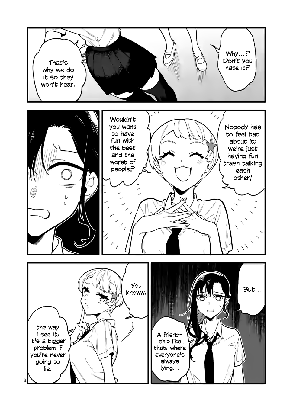 Liar Satsuki Can See Death Chapter 33 page 8 - Chapter 33: Two-Faced