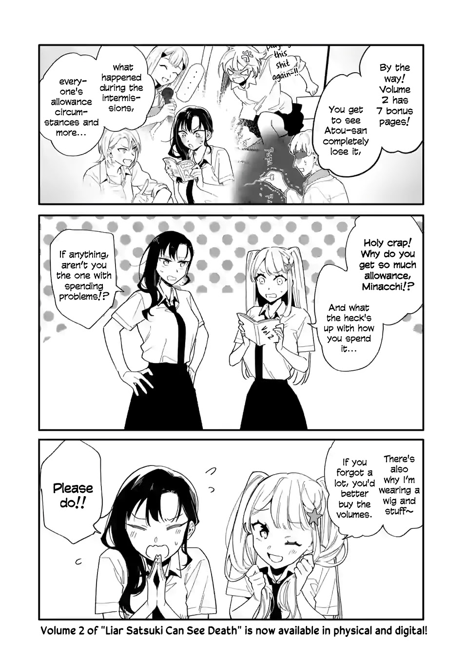 Liar Satsuki Can See Death Chapter 35.5 page 10 - Chapter 35.5: MangaONE Extras