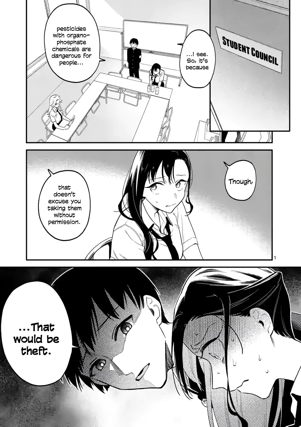 Liar Satsuki Can See Death Chapter 36 page 1 - Chapter 36: Playing Dirty