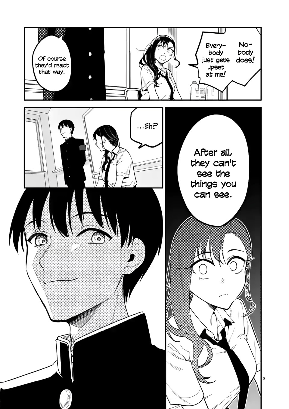 Liar Satsuki Can See Death Chapter 36 page 3 - Chapter 36: Playing Dirty