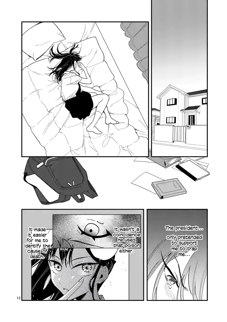Liar Satsuki Can See Death Chapter 37 page 12 - Chapter 37: Taking Poison