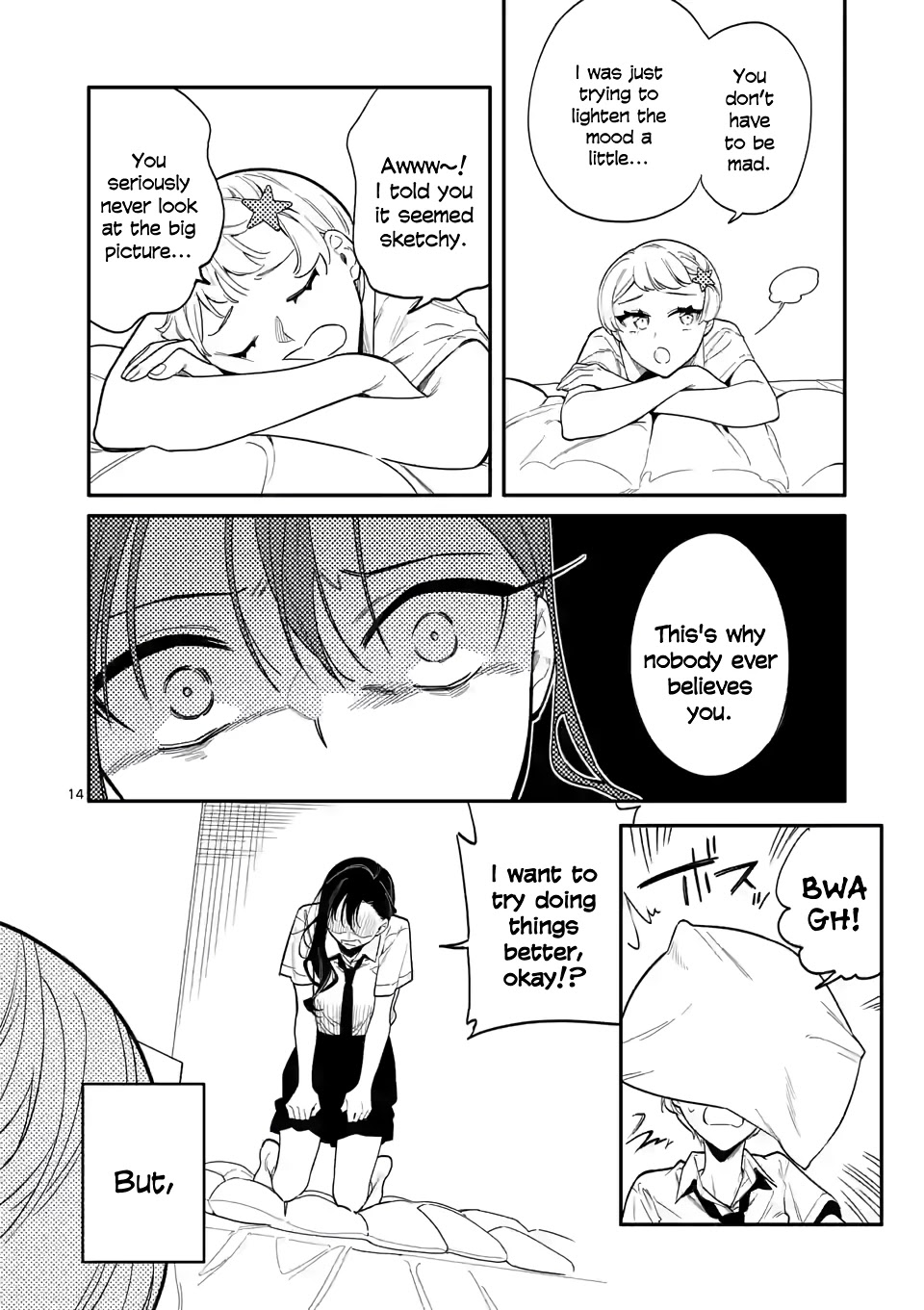 Liar Satsuki Can See Death Chapter 37 page 14 - Chapter 37: Taking Poison