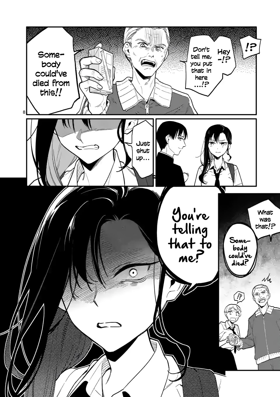 Liar Satsuki Can See Death Chapter 37 page 8 - Chapter 37: Taking Poison