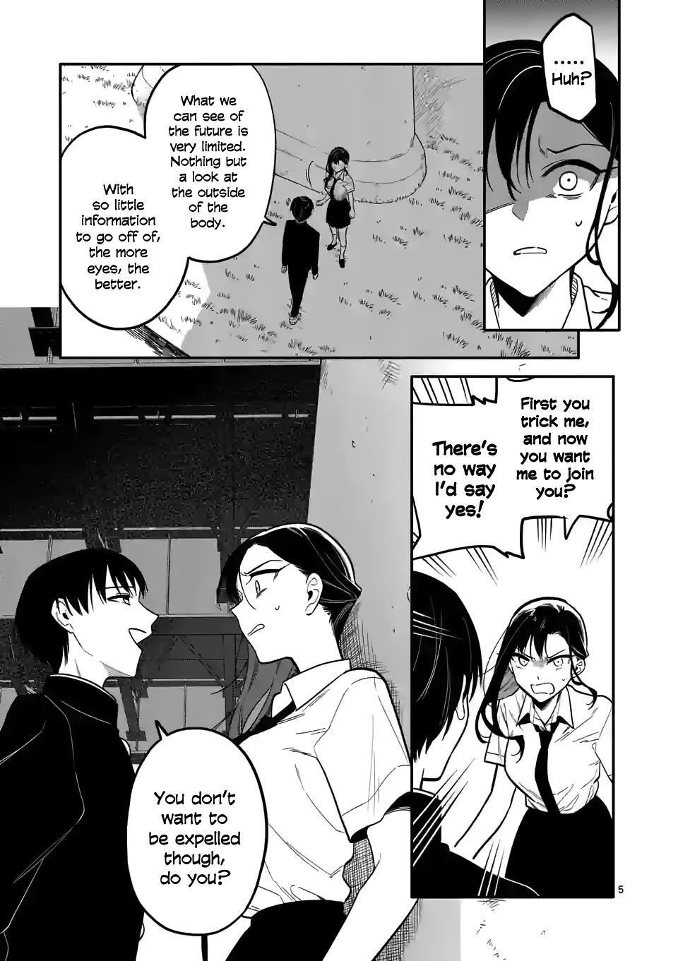Liar Satsuki Can See Death Chapter 38 page 5 - Chapter 38: Poison Smoke