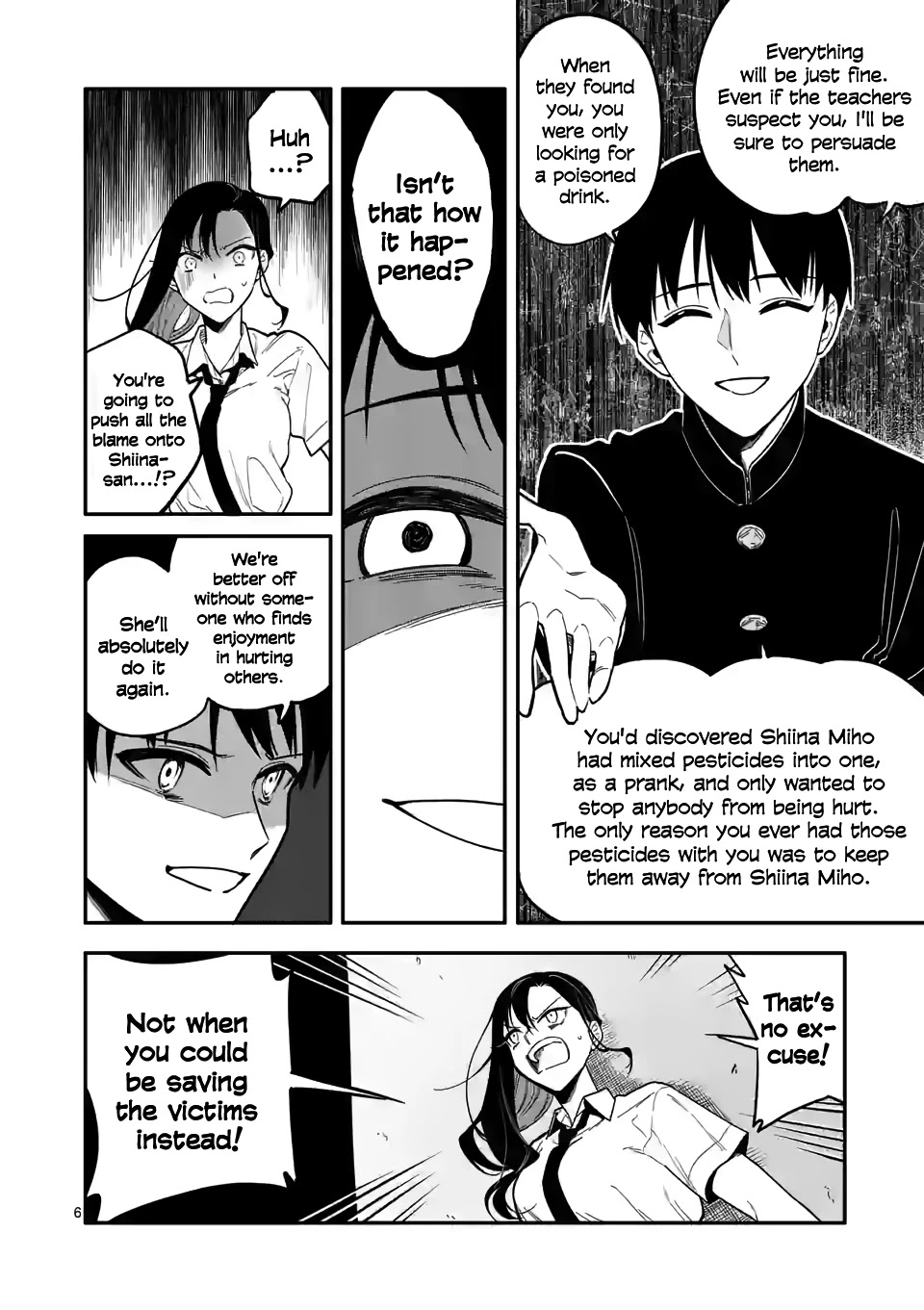 Liar Satsuki Can See Death Chapter 38 page 6 - Chapter 38: Poison Smoke