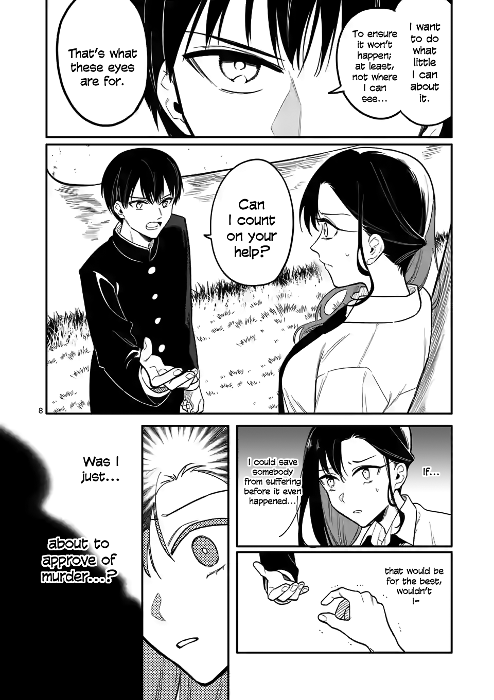 Liar Satsuki Can See Death Chapter 38 page 8 - Chapter 38: Poison Smoke
