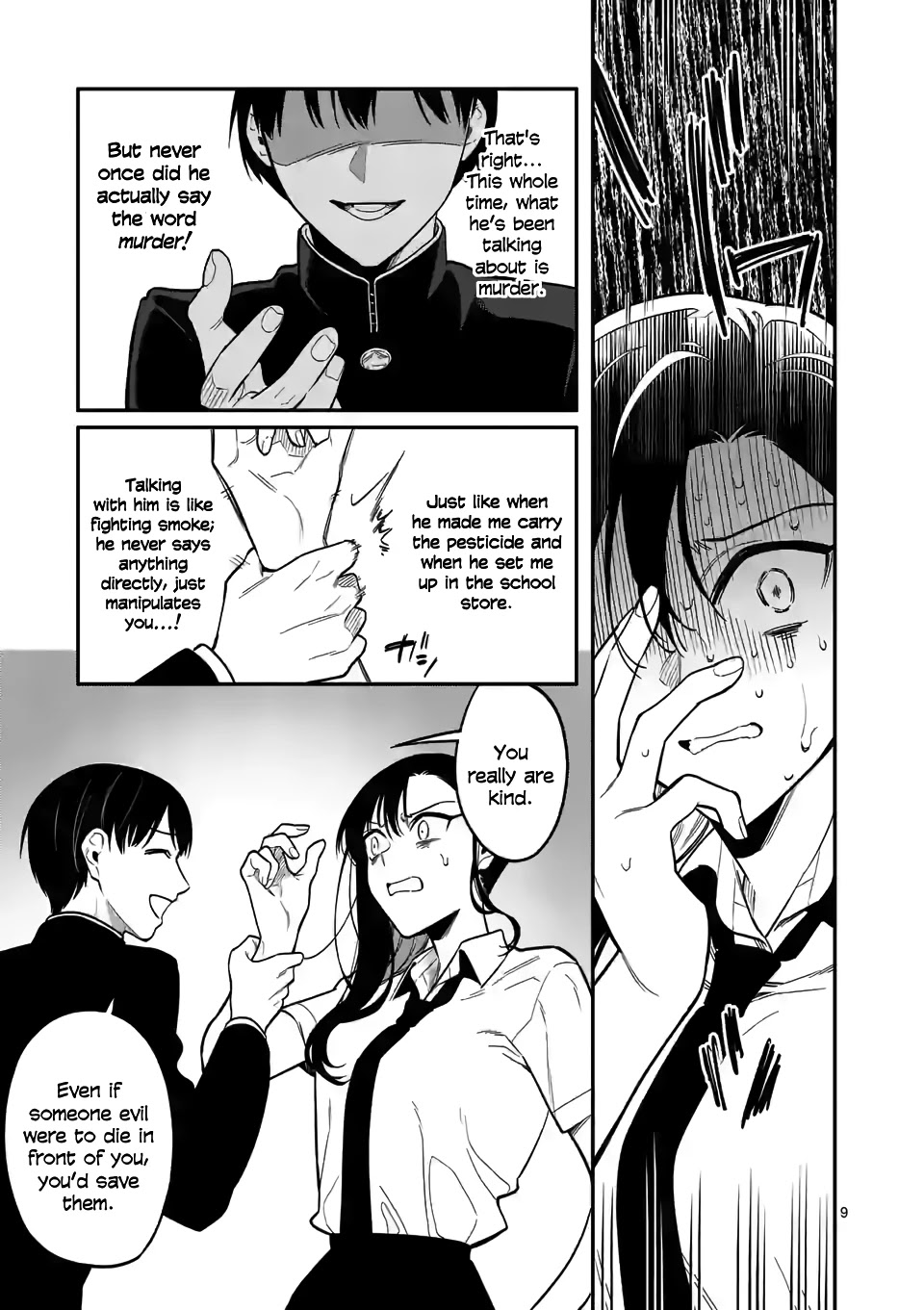 Liar Satsuki Can See Death Chapter 38 page 9 - Chapter 38: Poison Smoke