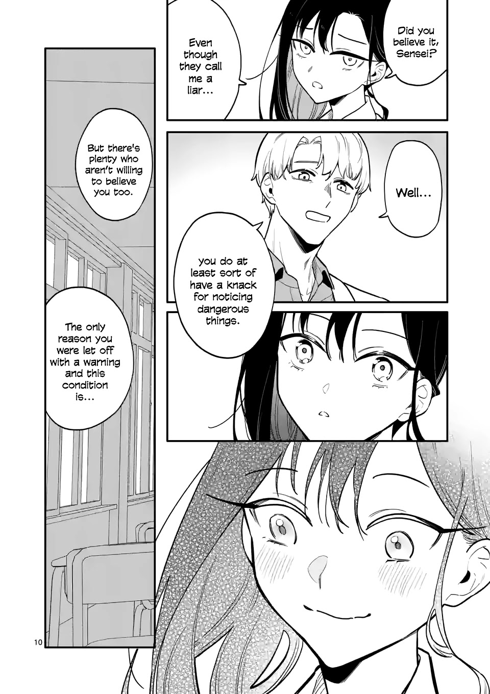 Liar Satsuki Can See Death Chapter 39 page 10 - Chapter 39: Homecoming