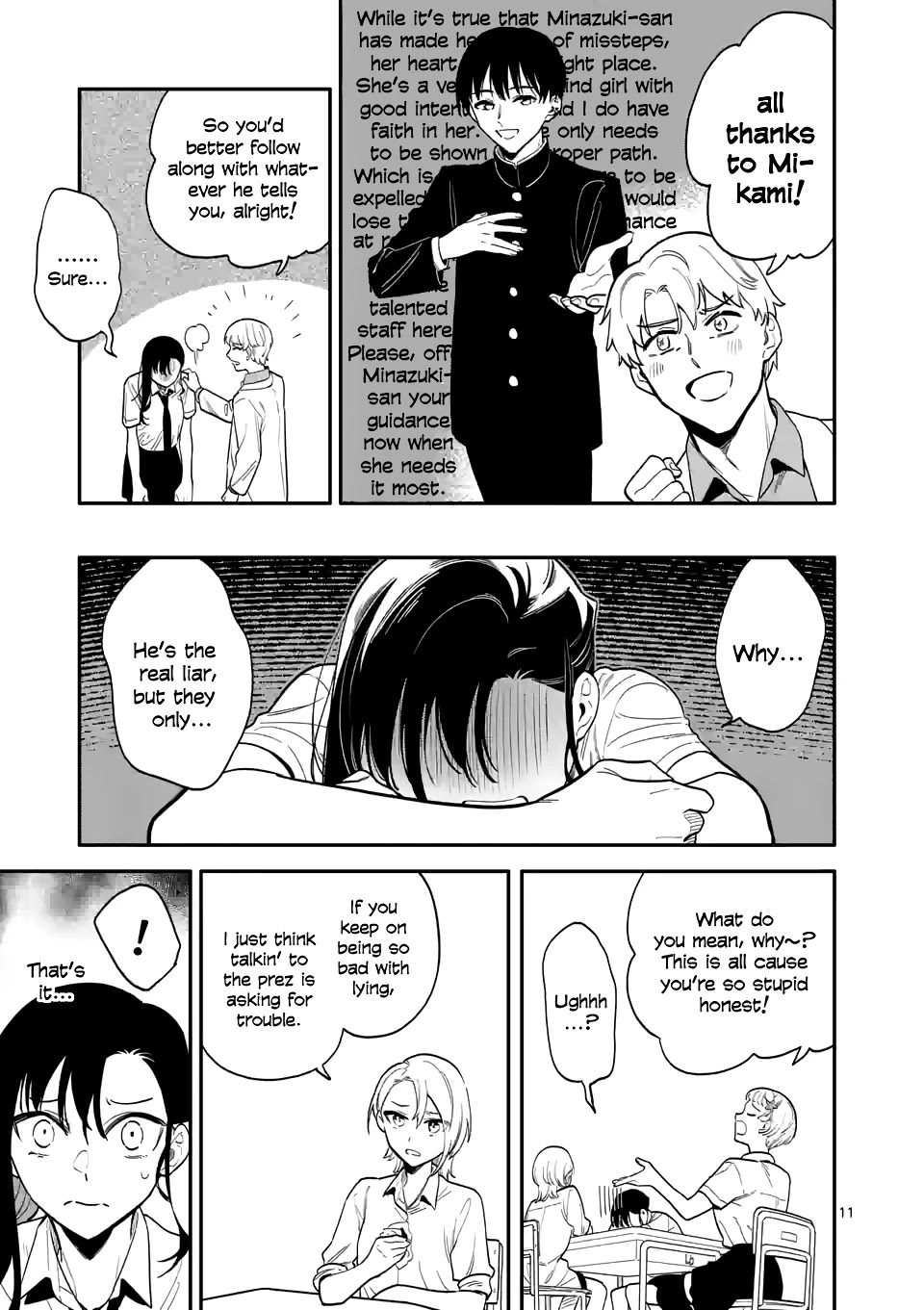 Liar Satsuki Can See Death Chapter 39 page 11 - Chapter 39: Homecoming