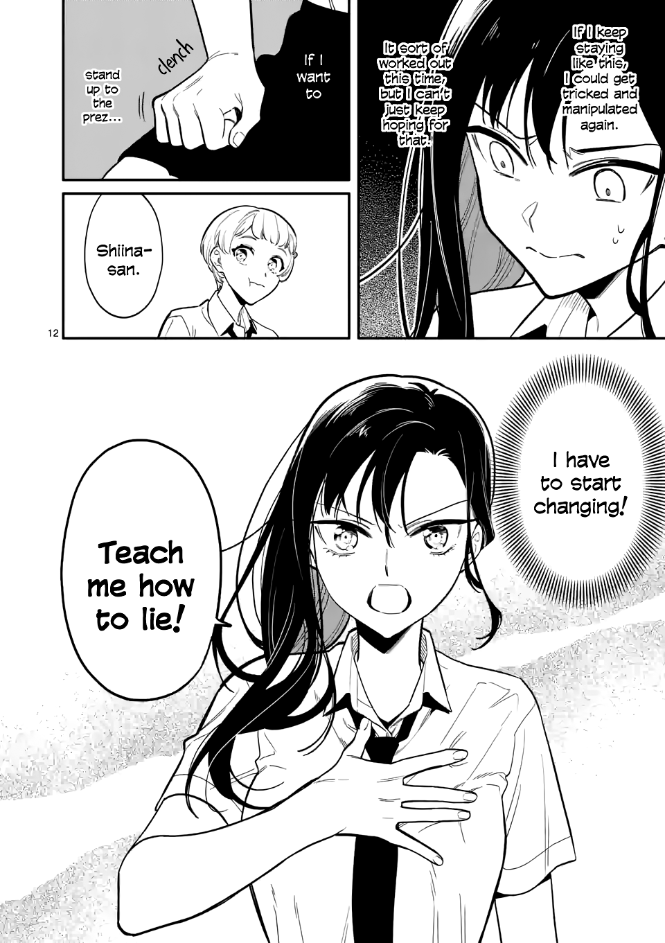 Liar Satsuki Can See Death Chapter 39 page 12 - Chapter 39: Homecoming