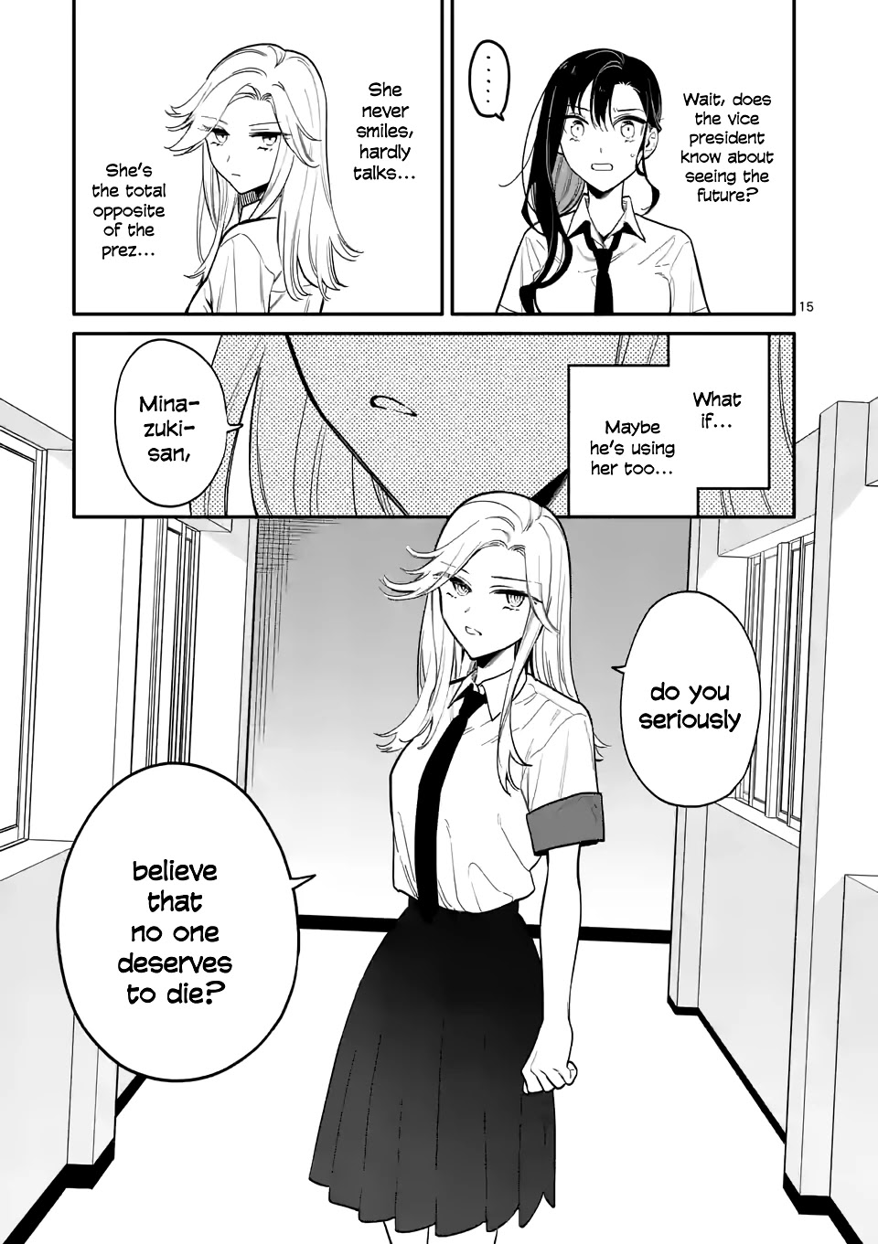 Liar Satsuki Can See Death Chapter 39 page 15 - Chapter 39: Homecoming