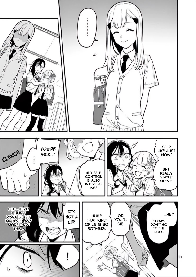 Liar Satsuki Can See Death Chapter 4 page 21 - Chapter 4: Collusion (1)