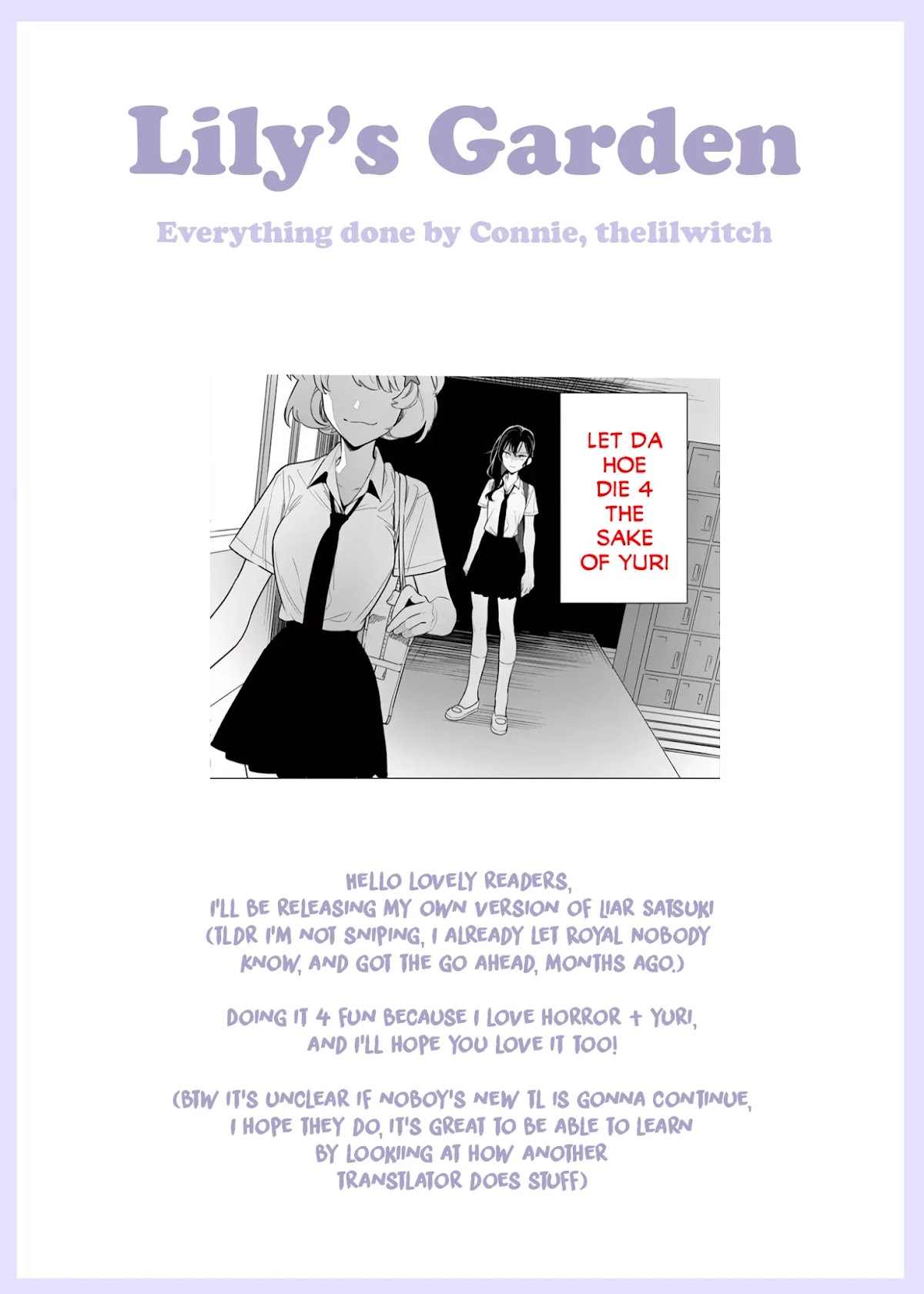 Liar Satsuki Can See Death Chapter 4 page 23 - Chapter 4: Collusion (1)