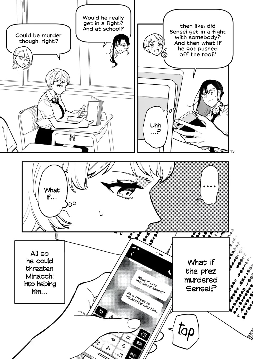 Liar Satsuki Can See Death Chapter 40 page 13 - Chapter 40: Clash (1)