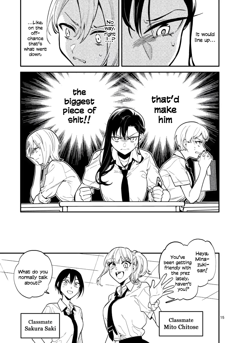 Liar Satsuki Can See Death Chapter 40 page 15 - Chapter 40: Clash (1)