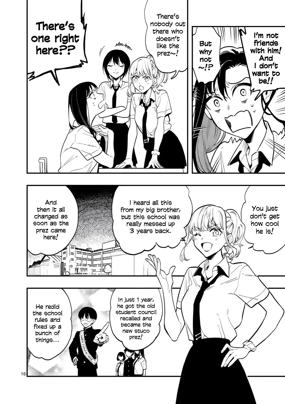 Liar Satsuki Can See Death Chapter 40 page 16 - Chapter 40: Clash (1)