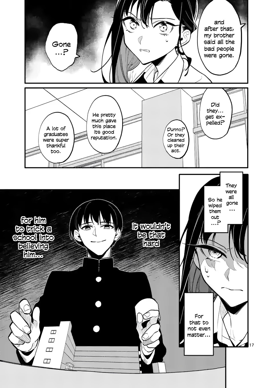 Liar Satsuki Can See Death Chapter 40 page 17 - Chapter 40: Clash (1)