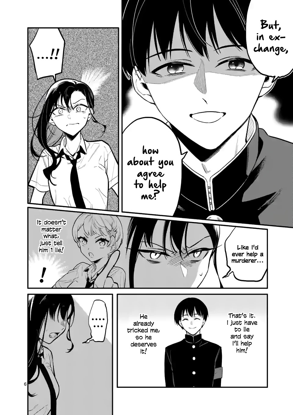Liar Satsuki Can See Death Chapter 40 page 6 - Chapter 40: Clash (1)
