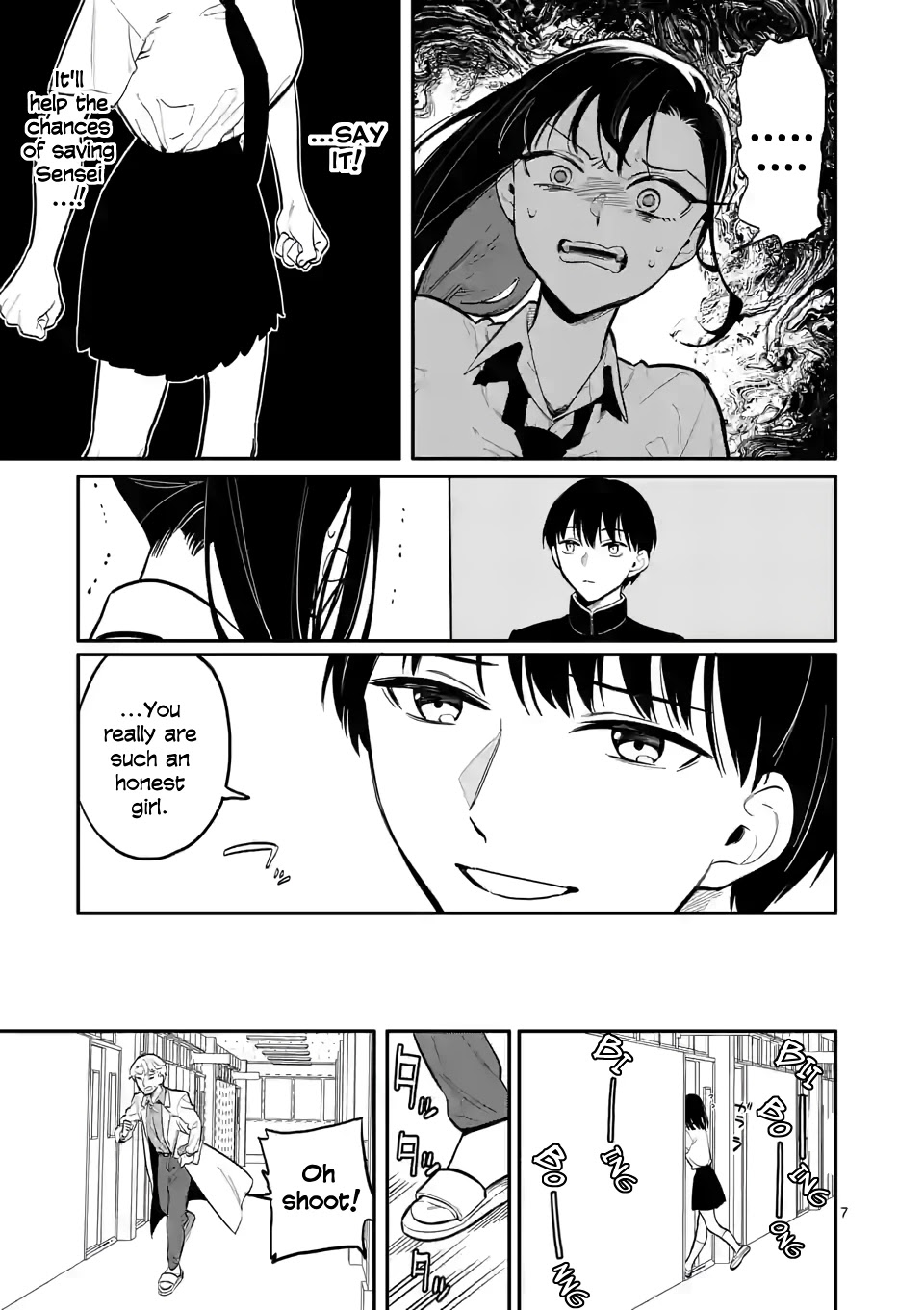 Liar Satsuki Can See Death Chapter 40 page 7 - Chapter 40: Clash (1)