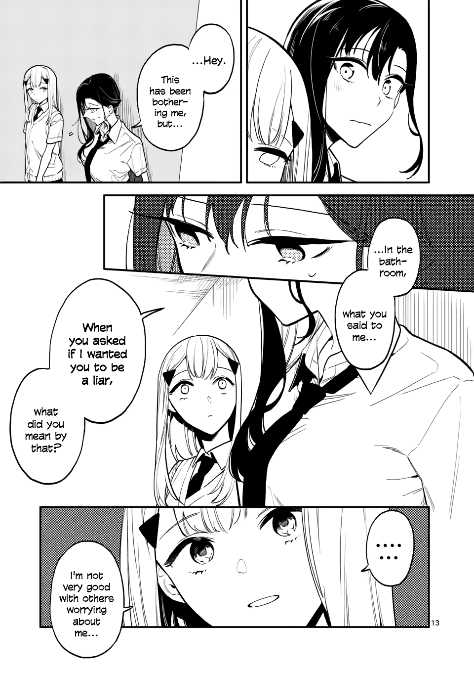 Liar Satsuki Can See Death Chapter 41 page 13 - Chapter 41: Clash (2)