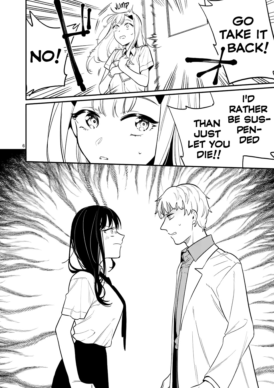Liar Satsuki Can See Death Chapter 41 page 6 - Chapter 41: Clash (2)